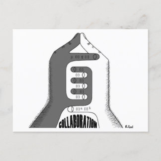 Zusammenarbeit Postkarte