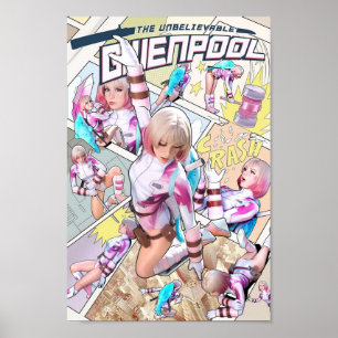 Zusammenarbeit von Gwenpool PATLOIKA Poster