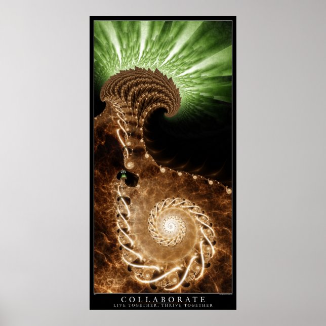 zusammenarbeiten poster (Vorne)