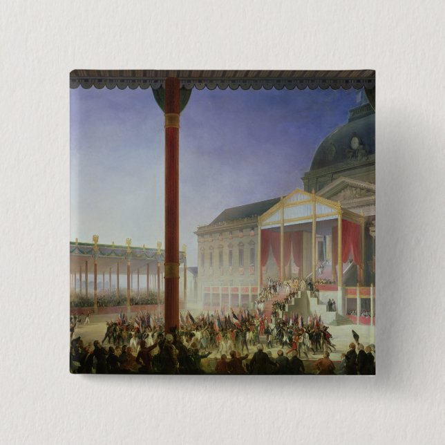 Zusammenbau des Champions de Mai, am 1. Juni 1815 Button (Vorderseite)