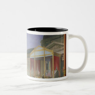 Zusammenbau des Champions de Mai, am 1. Juni 1815 Zweifarbige Tasse