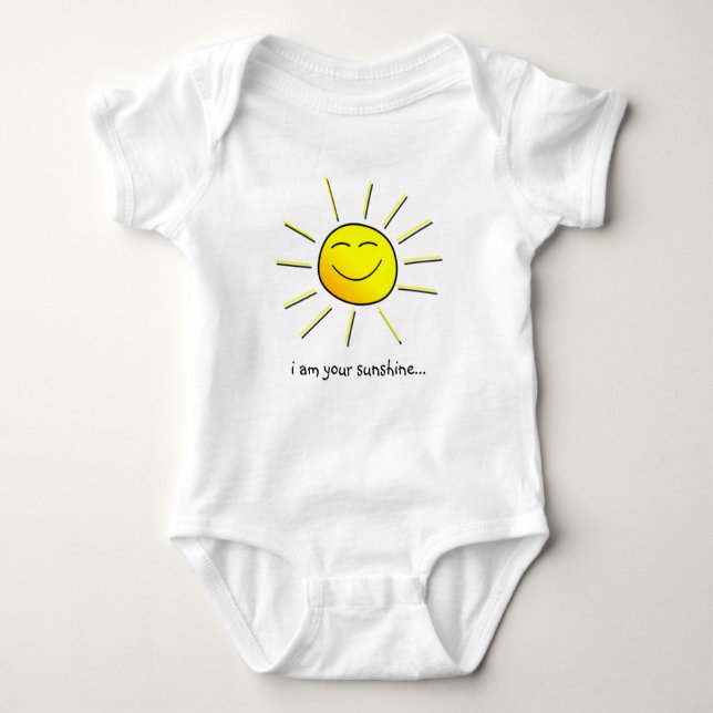 Zusammenbringen des Sonnenscheins (zu "Ihnen ist Baby Strampler (Vorderseite)