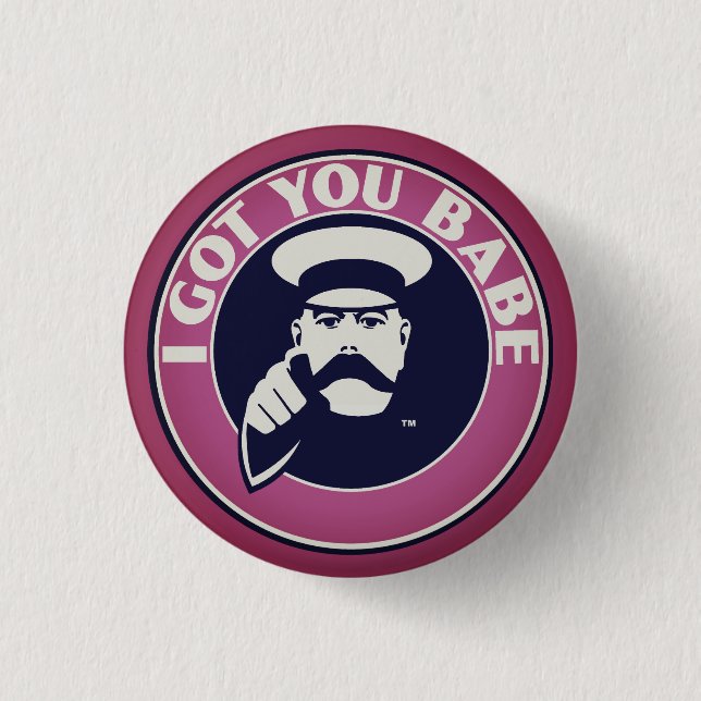 Zusammenbringen sein und ihrs Knopfabzeichen Button (Vorderseite)