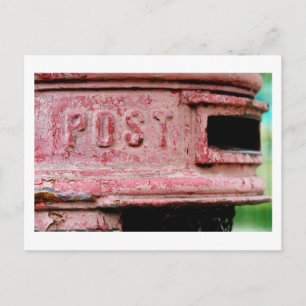 Zusammenbruch der Kommunikation Postkarte