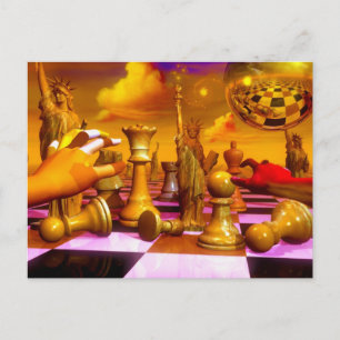 Zusammenbruch eines Imperiums Postkarte