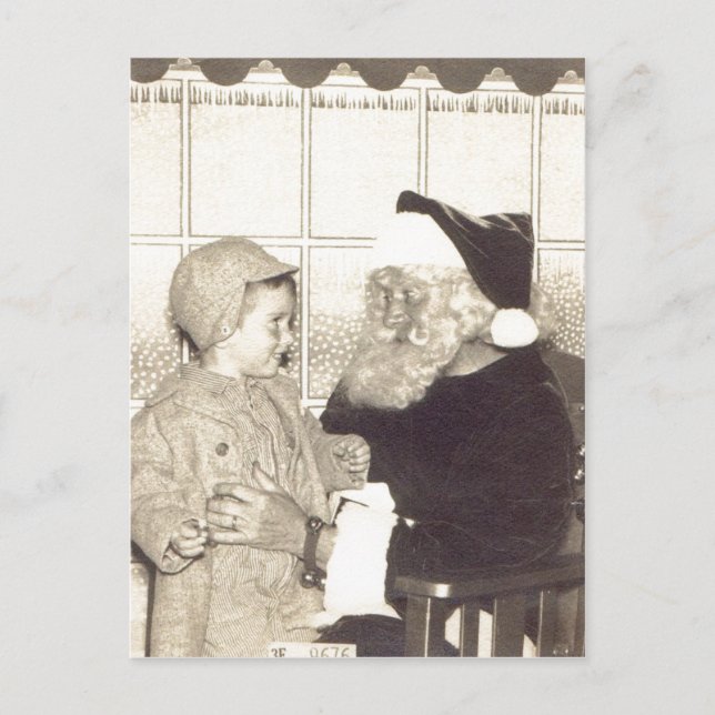 Zusammenfassendes Kaufhaus Sankt circa 1956. Feiertagspostkarte (Vorderseite)