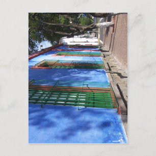 Zusammenfassung Beschreibung Espa?ol: casa azul de Postkarte