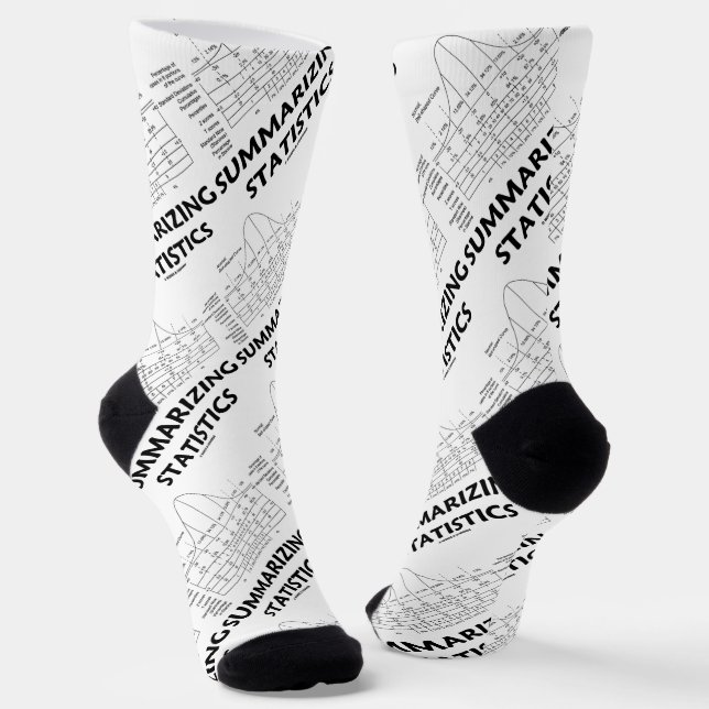 Zusammenfassung der Statistiken Normalverteilung Socken (Gewinkelt)
