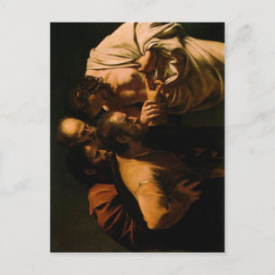 Zusammenfassung Espa?ol: La inkredulidad de Santo  Postkarte