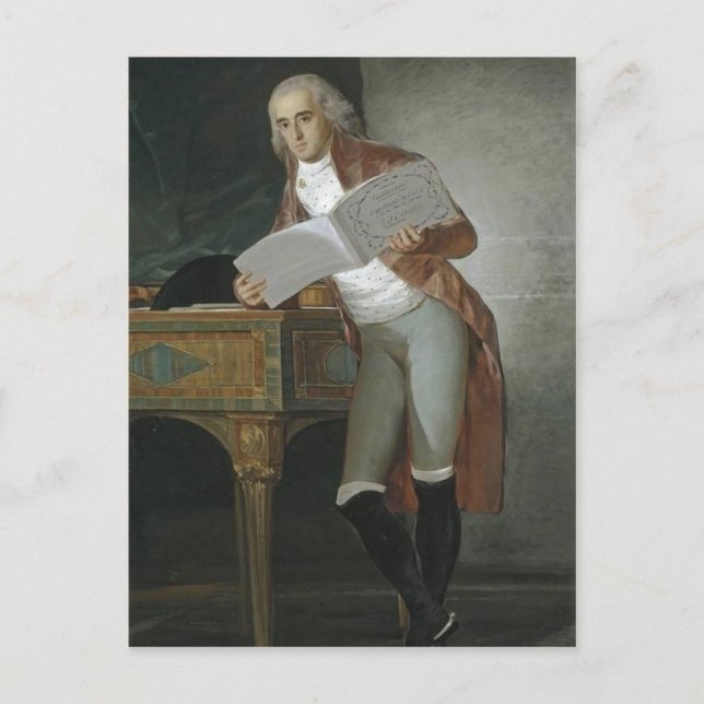 Zusammenfassung Goya y Lucientes, Francisco de Don Postkarte (Vorderseite)