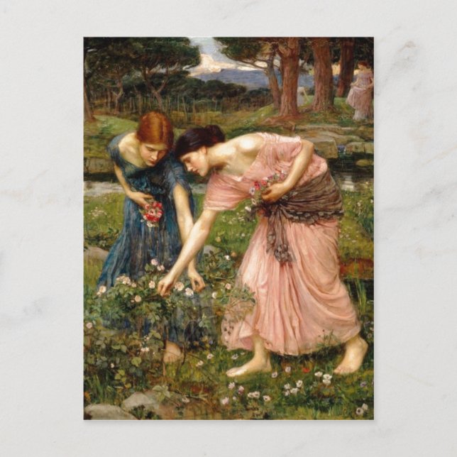 Zusammenfassung John William Waterhouse (1849-1917 Postkarte (Vorderseite)