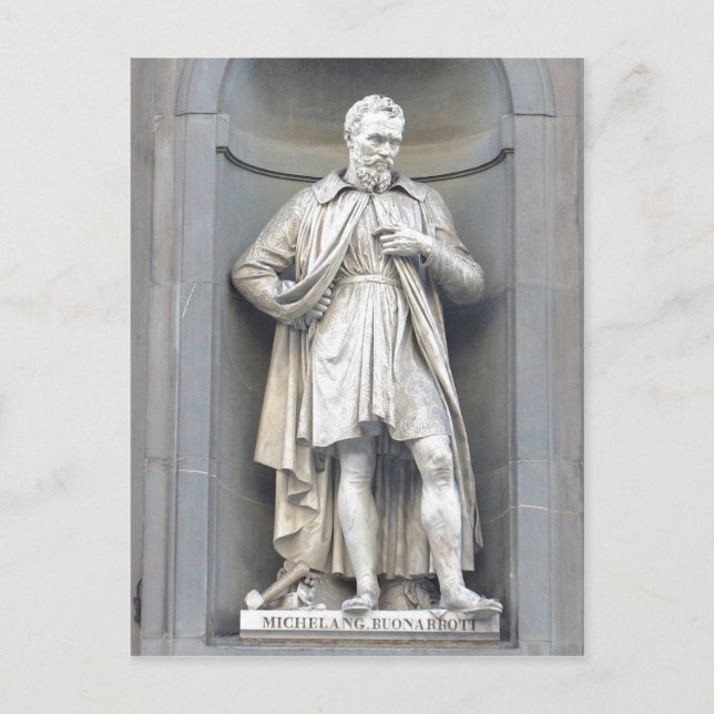 Zusammenfassung Michelangelo (vollständiger Name M Postkarte (Vorderseite)