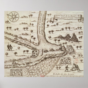 Zusammenfluss des Nigers Poster