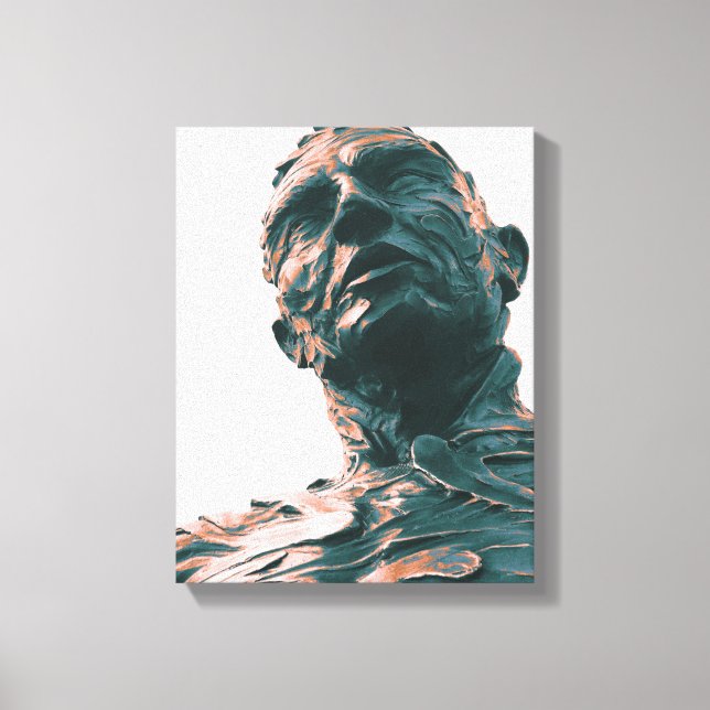 Zusammenfluss von David Zahn Leinwanddruck (Vorderseite)