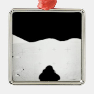 Zusammengebautes Panorama 2 Apollo 17 Ornament Aus Metall