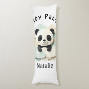 Zusammengefalteter Baby-Panda Süße Origami Seitenschläferkissen