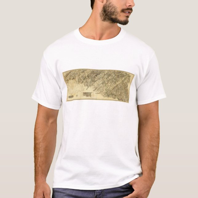 Zusammengesetzte Edinburgh-Grafschaft T-Shirt (Vorderseite)