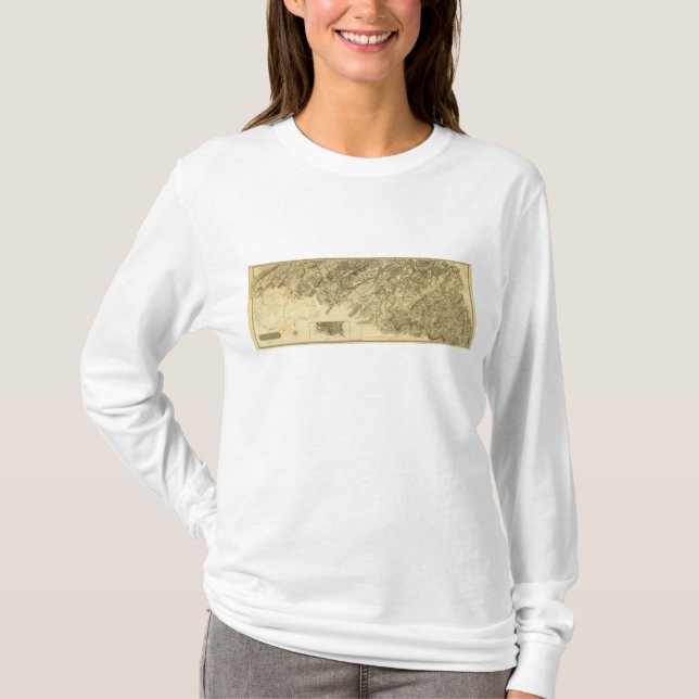 Zusammengesetzte Edinburgh-Grafschaft T-Shirt (Vorderseite)