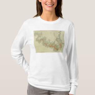 Zusammengesetzte geologische Karte von Kaibab T-Shirt