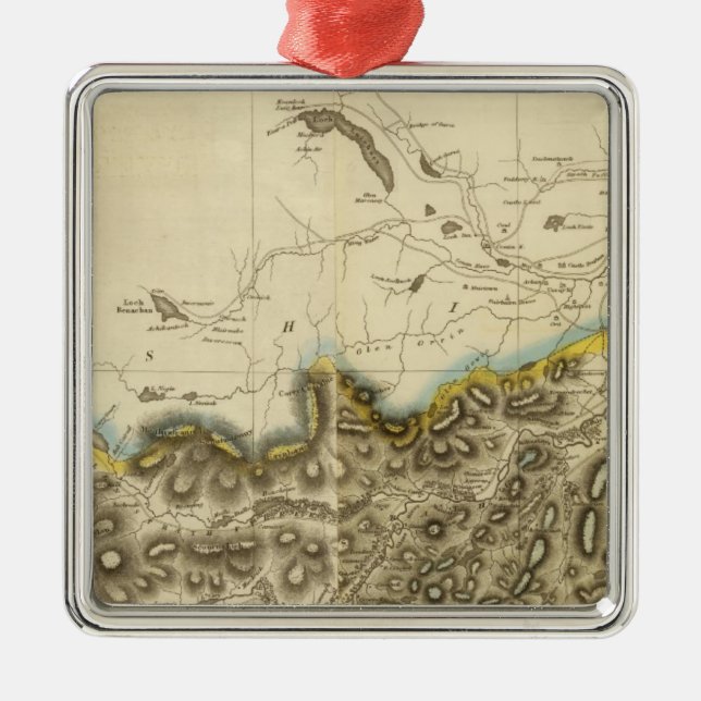 Zusammengesetzte Inverness-Grafschaft Ornament Aus Metall (Vorne)