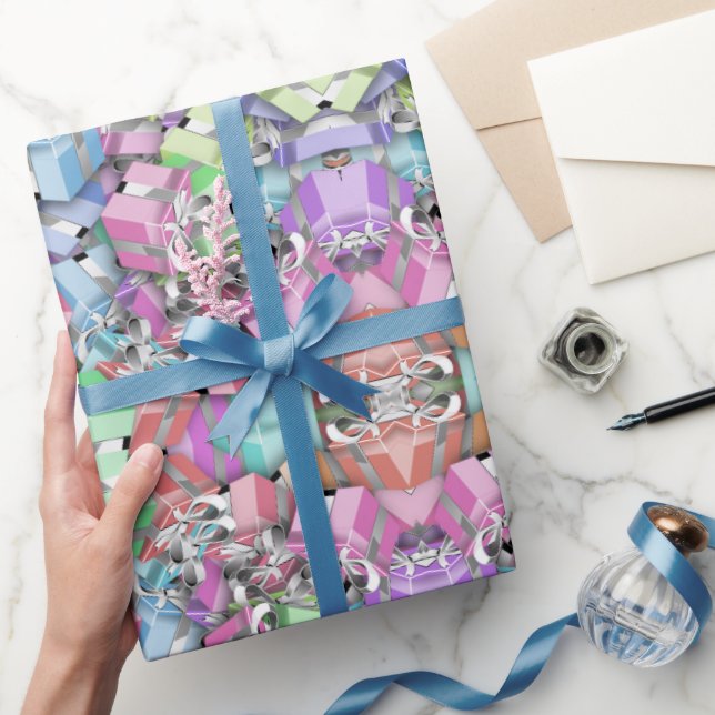 Zusammengesetzte Pakete Geschenkpapier (Schenken)