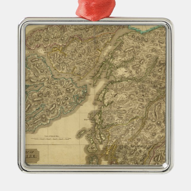 Zusammengesetztes Argyllshire Silbernes Ornament (Vorne)