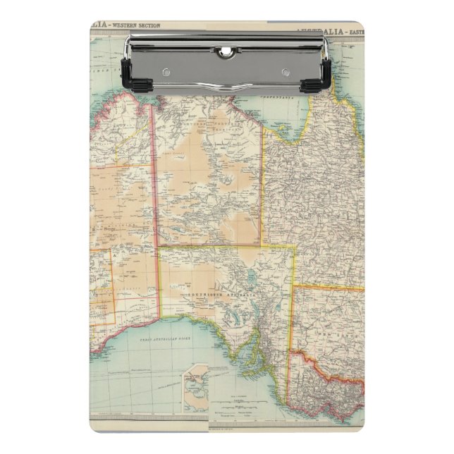 Zusammengesetztes Australien Mini Klemmbrett (Vorderseite)