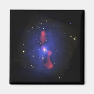 Zusammengesetztes Bild einer Galaxiegruppe Magnet