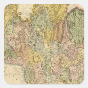 Zusammengesetztes Dumfriesshire Quadratischer Aufkleber