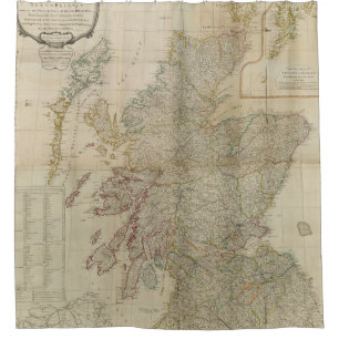 Zusammengesetztes Schottland 2 Duschvorhang