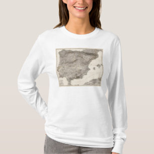 Zusammengesetztes Spanien, Portugal in 4 Blattern T-Shirt