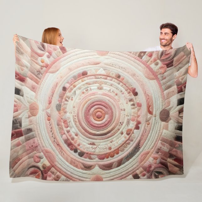 Zusammengestelltes abstraktes Design Fleecedecke (Beispiel)