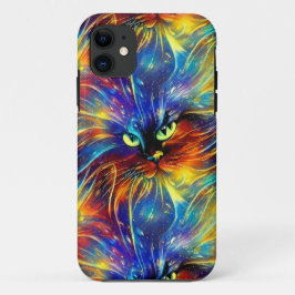 Zusammenhaltiges Abstraktes Exquisite Katzensplitt Case-Mate iPhone Hülle