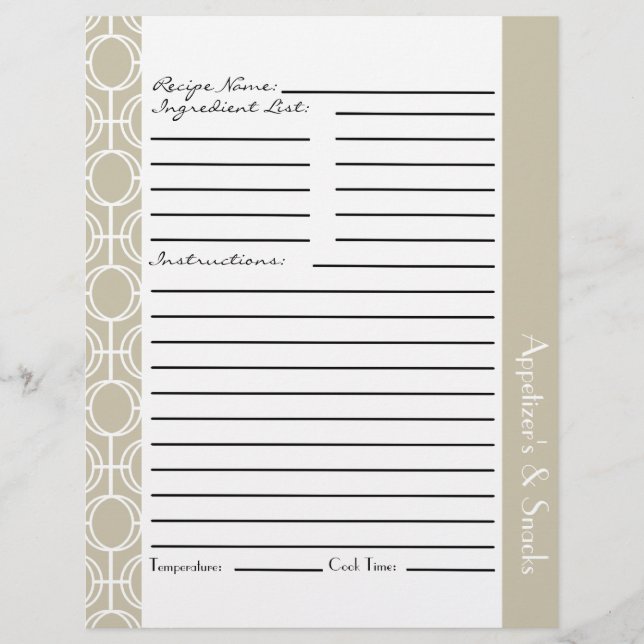 Zusammenhängige Eternity Rings Rezept Beilagen - L (Vorderseite)