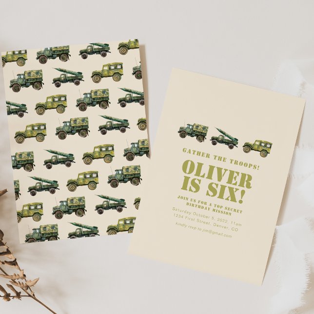 Zusammenkunft der Streitkräfte zum Geburtstag Einl Einladung (Von Creator hochgeladen)