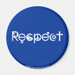 Zusammenleben mit Respekt - Frieden Freundlichkeit Magnet