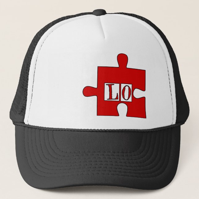 Zusammenpassender Hut der lustigen Paare, x2, Truckerkappe (Vorderseite)