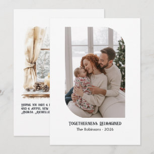 Zusammensein neu gedacht Familienfoto Weihnachten