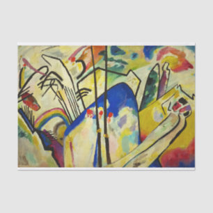 Zusammensetzung 4 von Wassily Kandinsky Seidenpapier