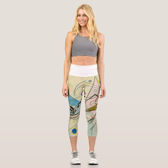 Zusammensetzung 8, 1923, eingereicht von Wassily K Capri Leggings (Vorderseite)