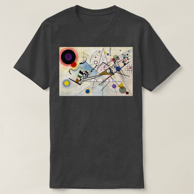 Zusammensetzung 8 by Vasily Kandinsky T-Shirt (Design vorne)