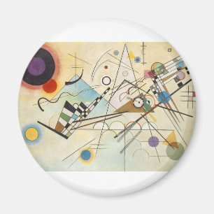Zusammensetzung 8 Kandinsky-Malerei Magnet
