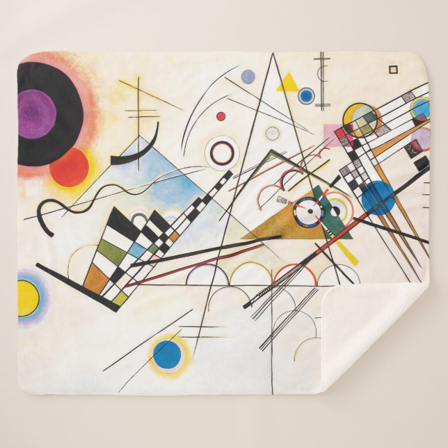 Zusammensetzung 8 | Kandinsky | Sherpadecke (Vorderseite (Horizontal))