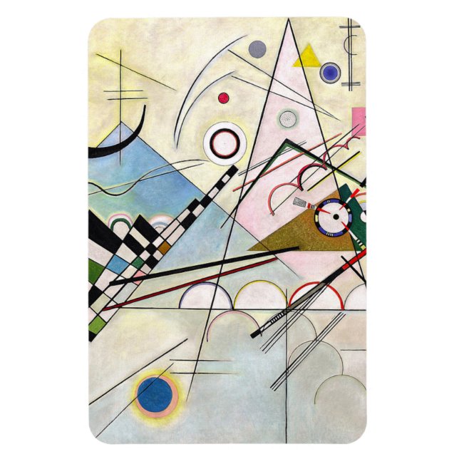 Zusammensetzung 8 Wassily Kandinsky Magnet (Vertikal)