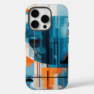 Zusammensetzung der abstrakten geometrischen Forme iPhone 16 Pro Hülle