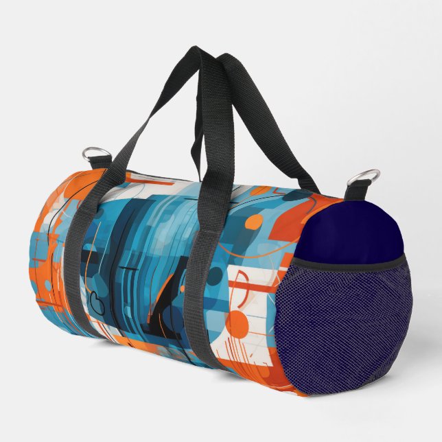 Zusammensetzung der abstrakten geometrischen Forme Duffle Bag (Rechte Ecke)