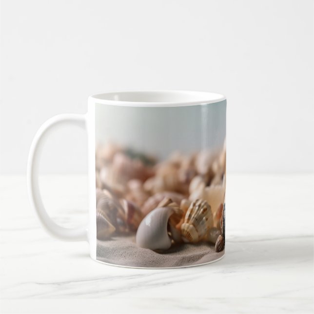 Zusammensetzung der Muscheln mit einzigartigen For Kaffeetasse (Links)