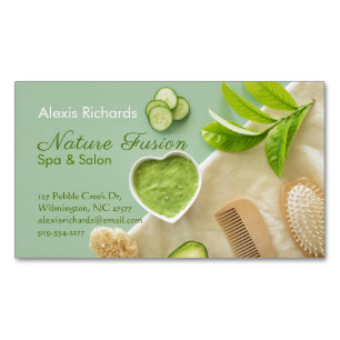 Zusammensetzung des Wellness-Centers Magnetische Visitenkarte