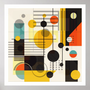 Zusammensetzung geometrischer Formen 2 Poster