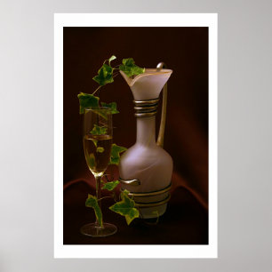 Zusammensetzung in Lila Poster